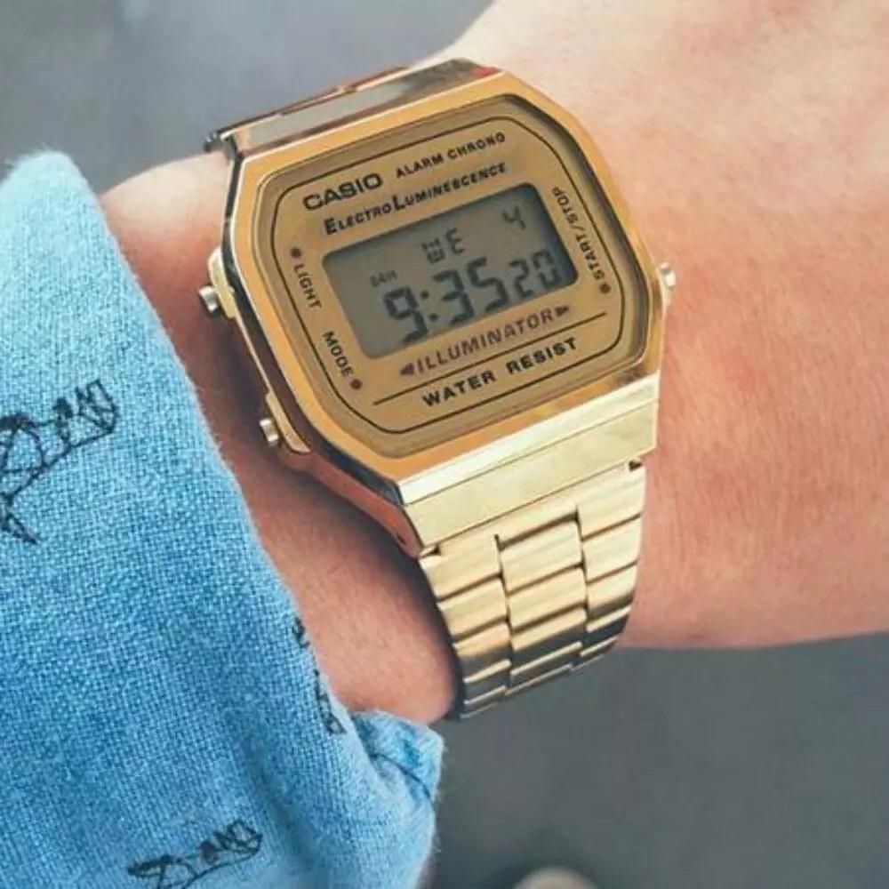 Casio Vintage Gold Digital Watch – Timeless Unisex Style